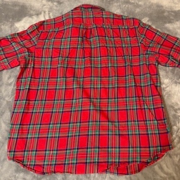 Vineyard Vines Whale Shirt Men's 2XL Plaid Long Sleeve 100 Cotton Button Down - Picture 4 of 8